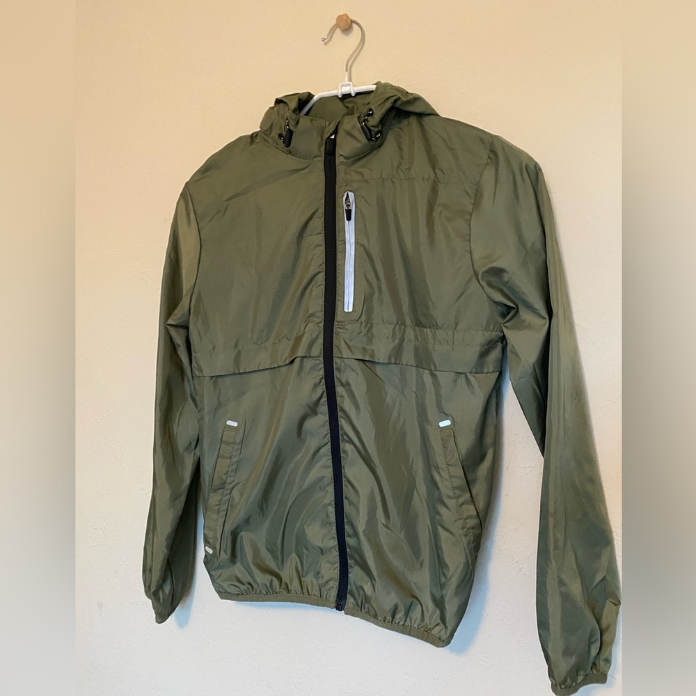 H&M Youth Olive Green Windbreaker Jacket